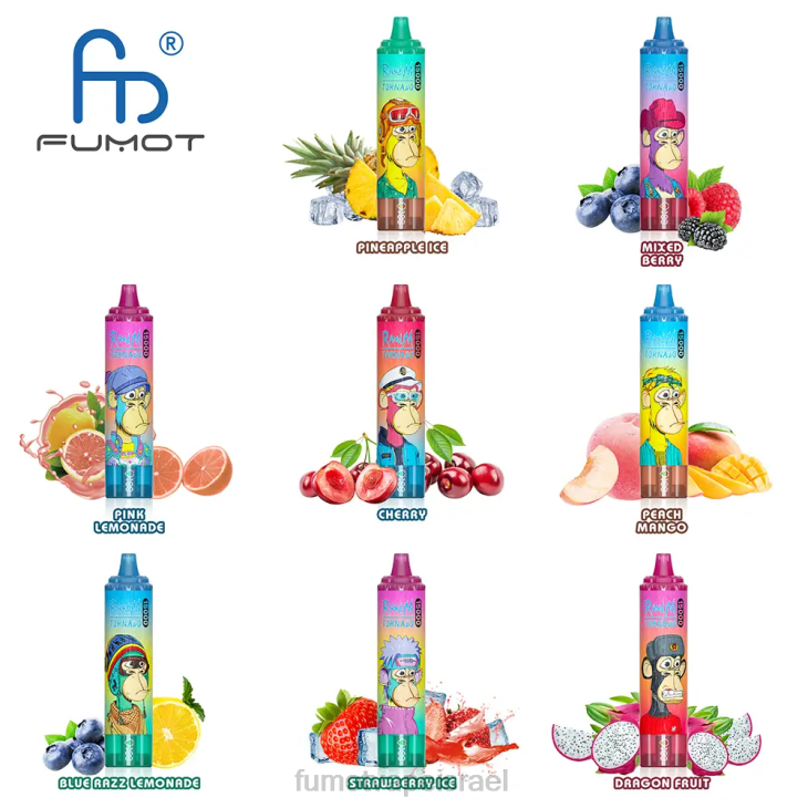 Fumot Vape Flavours | קרח תות 06D6197 25 מ