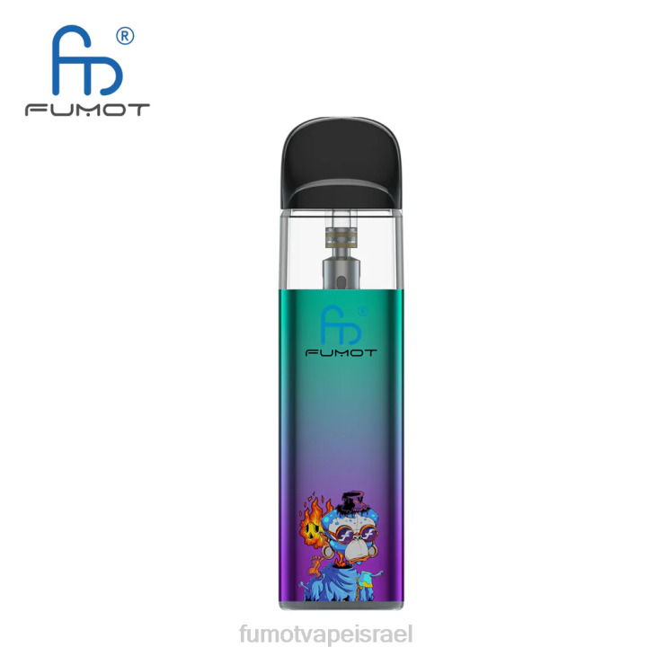 Fumot Vape Israel | ירוק-סגול 06D6551 ערכת vape ריקה תואמת tpd (חתיכה אחת) Fumot Dazzle Lite