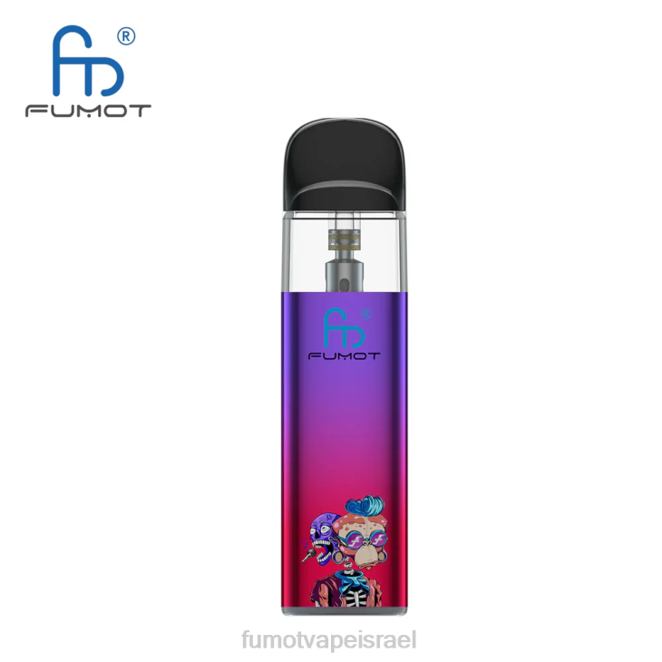 Fumot Vape Israel | ירוק-סגול 06D6551 ערכת vape ריקה תואמת tpd (חתיכה אחת) Fumot Dazzle Lite