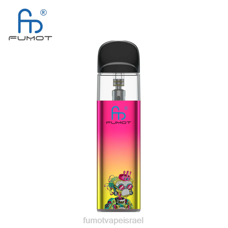 Fumot Vape Israel | ירוק-סגול 06D6551 ערכת vape ריקה תואמת tpd (חתיכה אחת) Fumot Dazzle Lite